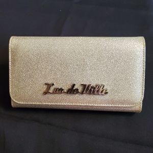 Lux de Ville Tri Fold Silver Wallet
